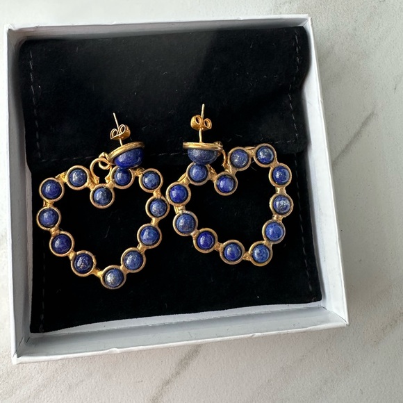 Sylvia Toledano
Love 22K Gold-Plated & Lapis Lazuli Drop Earrings - Picture 2 of 2